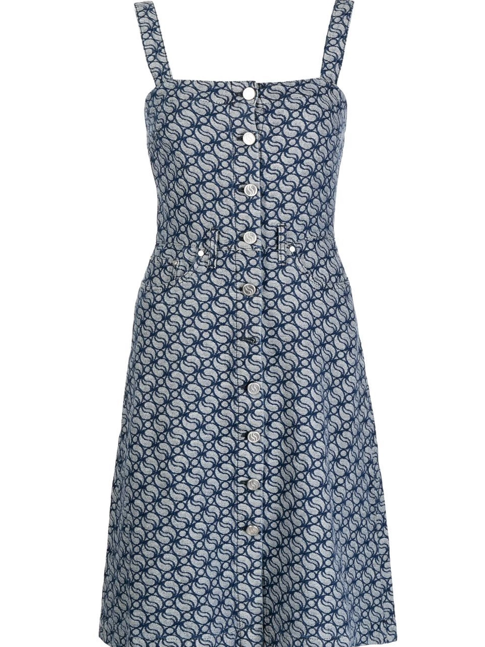 Affordable dress Women denim jacquard-logo McCartney Stella 0421
